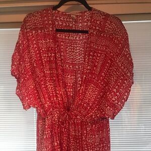 Victorias Secret Heart Print Wrap OS ❤️